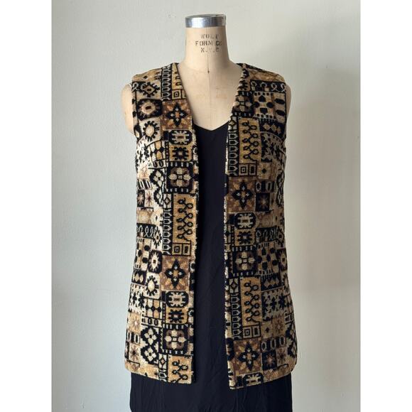 Vintage 1960s Kilim Rug Vest - Picture 1 of 4